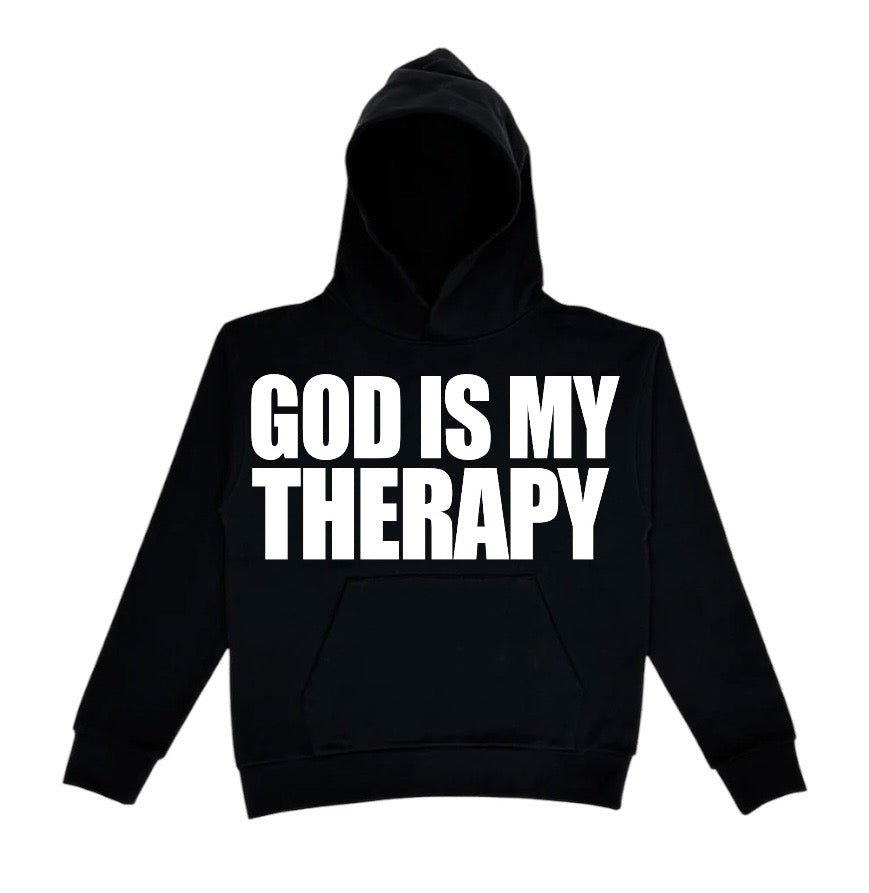 GOD IS MY THERAPY PULLOVER