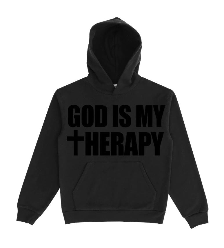 GOD IS MY THERAPY PULLOVER