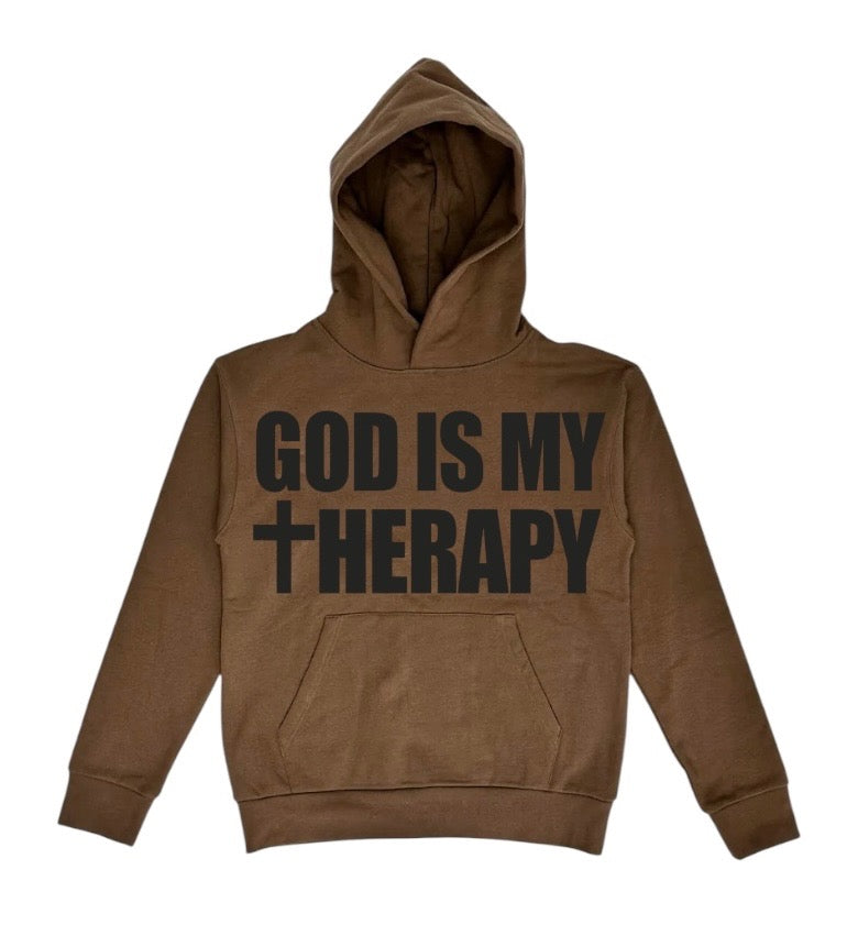 GOD IS MY THERAPY PULLOVER